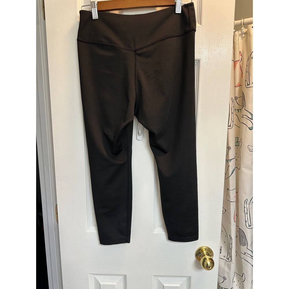 Nike One Womens Mid-Rise Crop Leggings Black BV0001-010 Size L